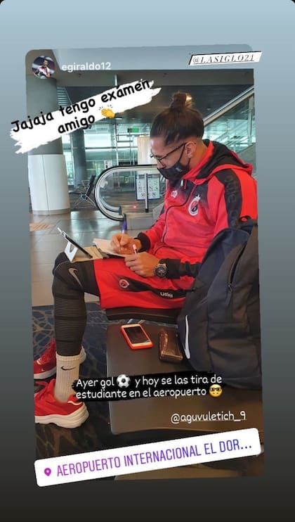 Agustín Vuletich se recibió de abogado estudiando en aeropuertos y concentraciones