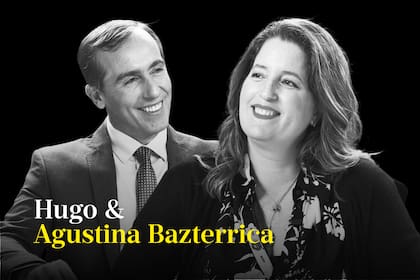 Agustina Bazterrica con Hugo Alconada Mon