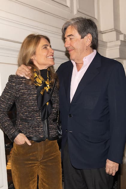 Agustina Braun y Alejandro Blaquier (presidente de Ledesma), muy enamorados
