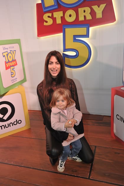 Agustina Casanova y su hija Bianca, a quien tuvo con el empresario Lautaro Mauro