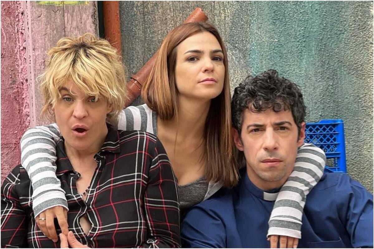 Agustina Cherri junto a Leticia Bredice y Esteban Lamothe, tres personajes clave de La 1-5/18