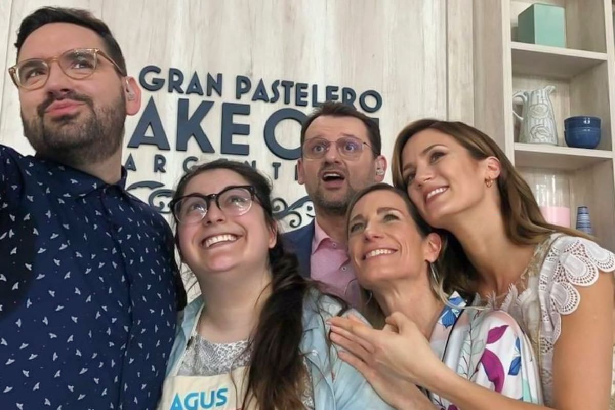 Agustina Fontenla, en una selfie tomada en la gala de eliminación de Bake off