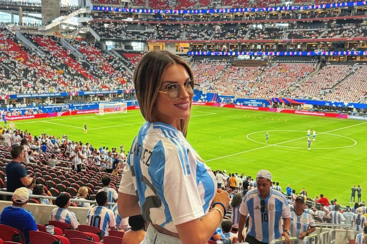 Agustina Gandolfo compartió el look para ir a ver a Lautaro Martínez y dejó a todos sin palabras
