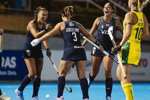 Agustina Gorzelany y un doble festejo: el gol de la victoria ante Australia y 150 partidos internacionales
