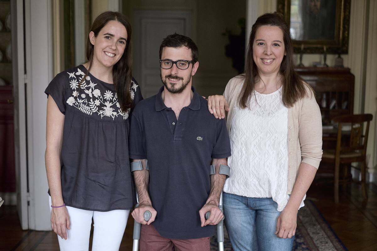 Agustina, Juan y Nadia son algunos de los nueve integrantes del grupo