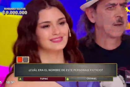 Agustina no reconoció al personaje de Osvaldo Laport este miércoles en Los 8 escalones, pero el actor se convirtió por un rato en el centro del programa