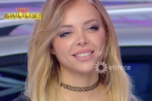 Agustina participó en Los 8 escalones y sorprendió a todos con su parecido con una famosa modelo (Foto: Captura de TV / eltrece)