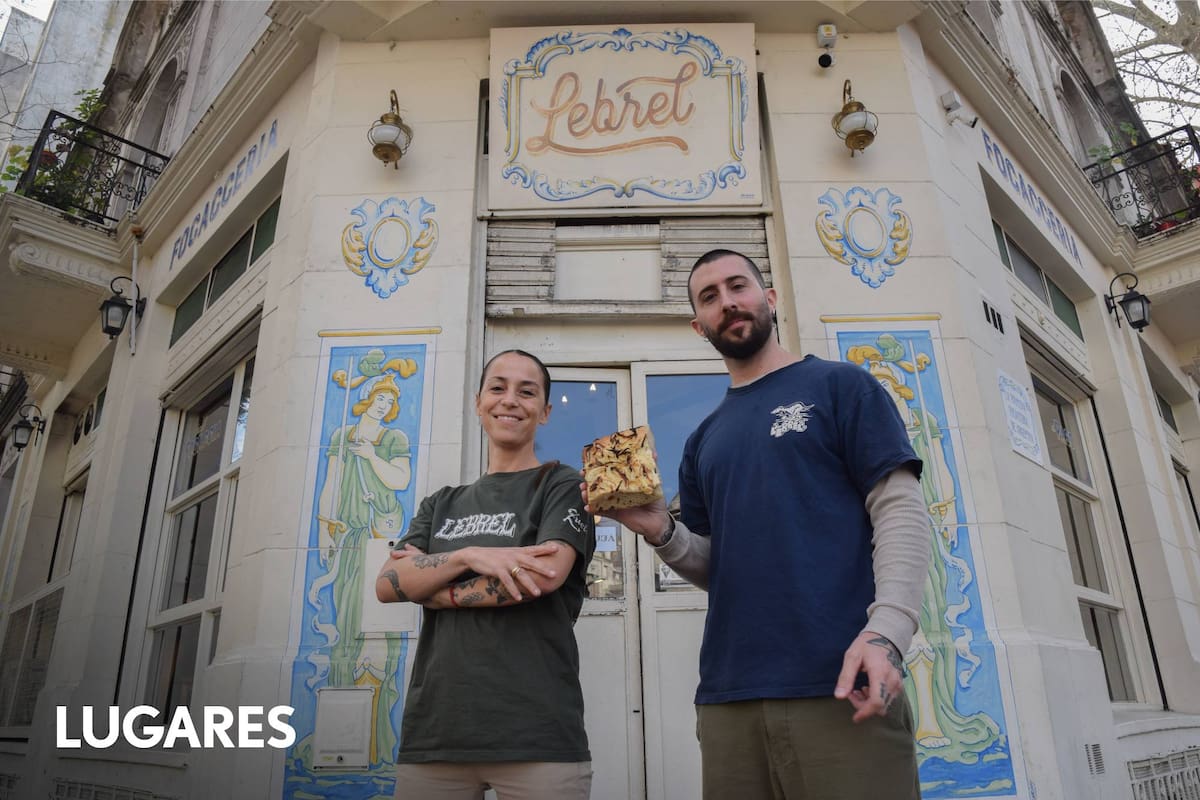 Agustina “Tina” Risso y Augusto Fernández Rubbi crearon la focaccería en plena pandemia.