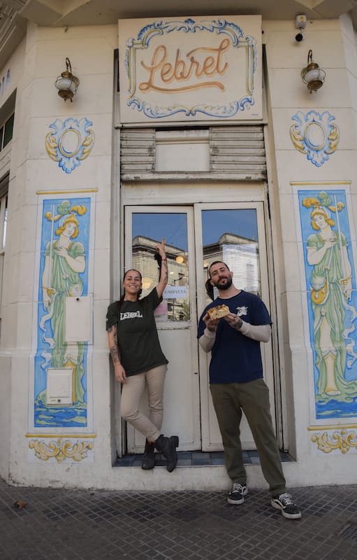 Agustina “Tina” Risso y Augusto Fernández Rubbi crearon la focaccería en plena pandemia.