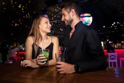 Agustina y Mariano se conocieron en un bar