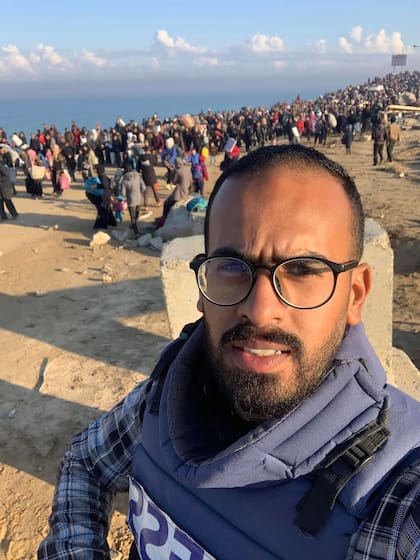 Ahmed Abu Aziz, en enero pasado