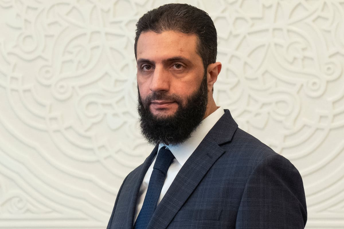 Ahmed al-Sharaa, actual presidente interino de Siria