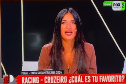 Ahora, Bianca Silva Moroni acertó el resultado de la Copa Sudamericana entre Racing y Cruzeiro