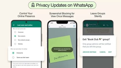 Ahora WhatsApp permitirá abandonar grupos sin avisar (Foto: WhatsApp)