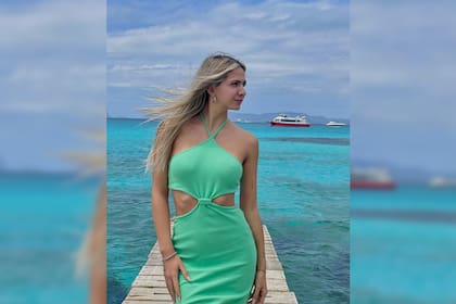 Ailen Cova pasó sus vacaciones en Ibiza (Foto Instagram @ailencova)