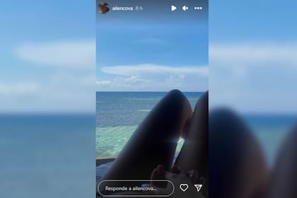 Ailén Cova y Alexis Mac Allister se habrían comprometido (Foto Instagram @ailencova)