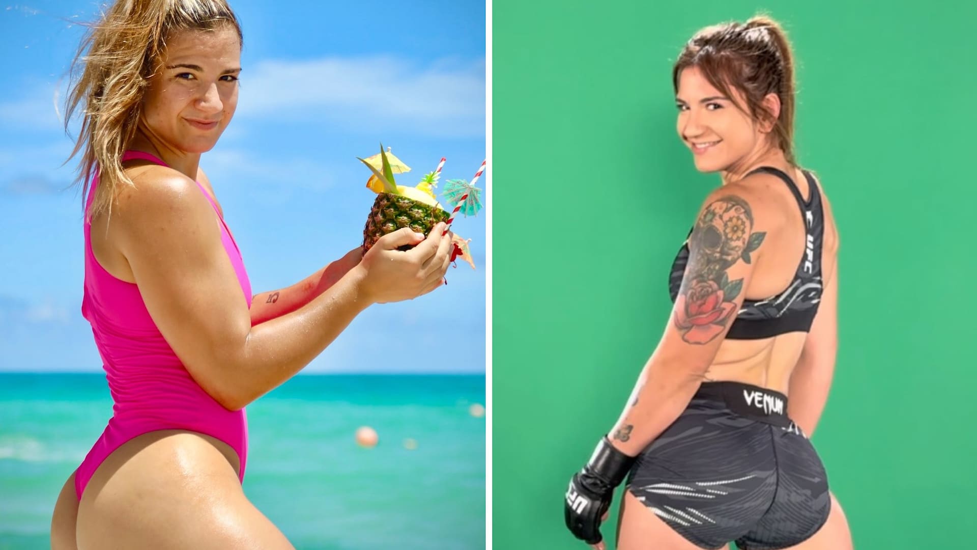 Ailín Pérez, en la playa o en el ring, va en busca de lo que quiere
