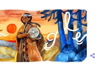 Aimé Painé: Google celebró a la artista mapuche en el día de su cumpleaños