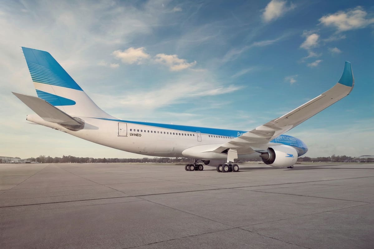 Airbus 330 NEO, uno de los aviones que Aerolíneas está sumando a su flota