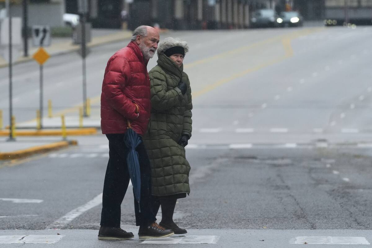 Aire del Ártico afecta gran parte de EEUU, con nieve en ciertas zonas y frío en Florida