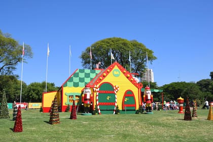 Aires navideños en Parque Chacabuco