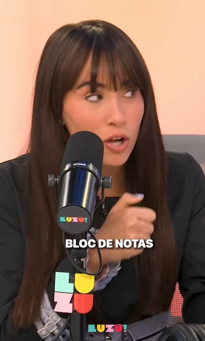 Aitana pasó por Luzu TV en medio de su visita a la Argentina (Foto: Captura Instagram/@nadiedicenada)