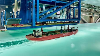 Aker Arctic Technology continúa probando diseños para la próxima generación de rompehielos.