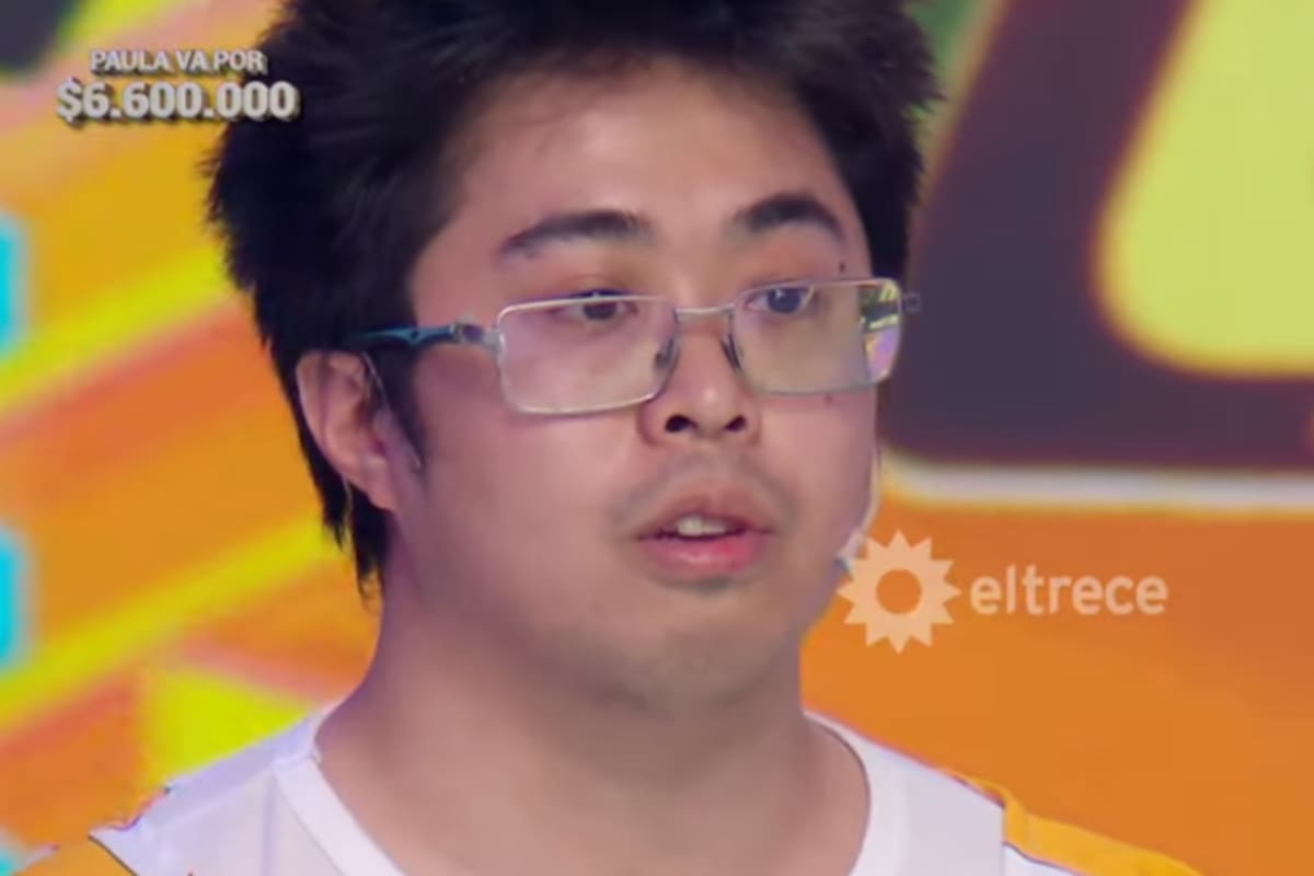 Akira es creador de contenido de animé y se impuso en el escalón del departamento (Foto: Captura eltrece)