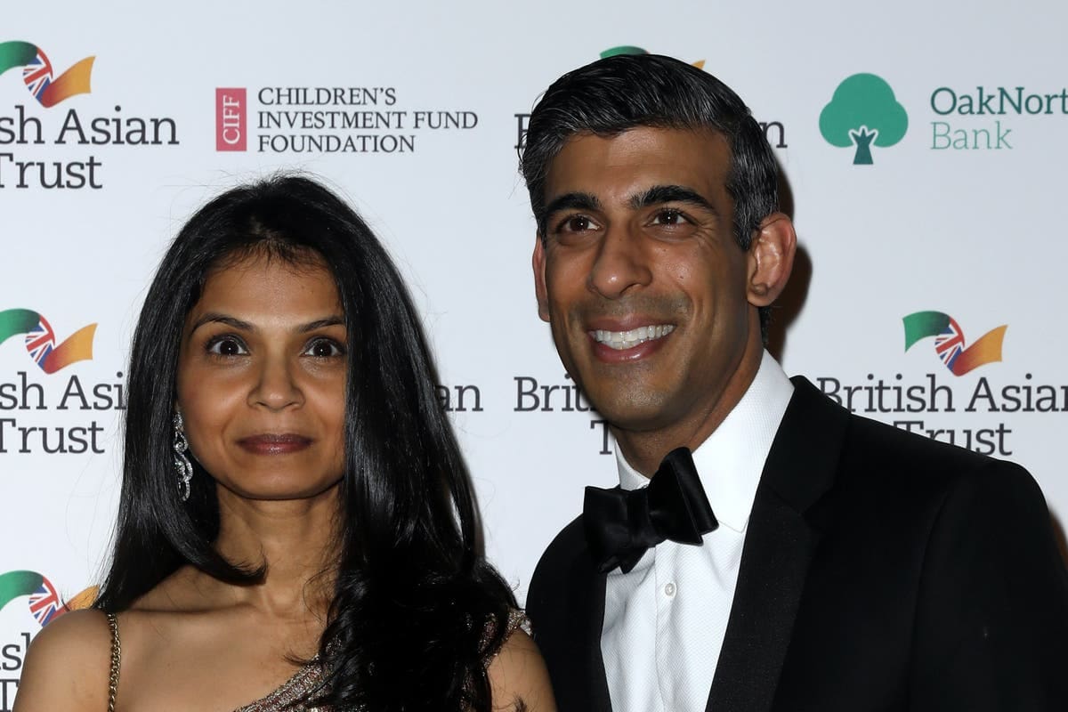 Akshata Murty y Rishi Sunak