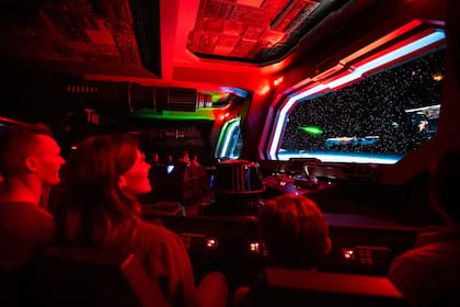 Al área temática de Star Wars en Disney World, Orlando