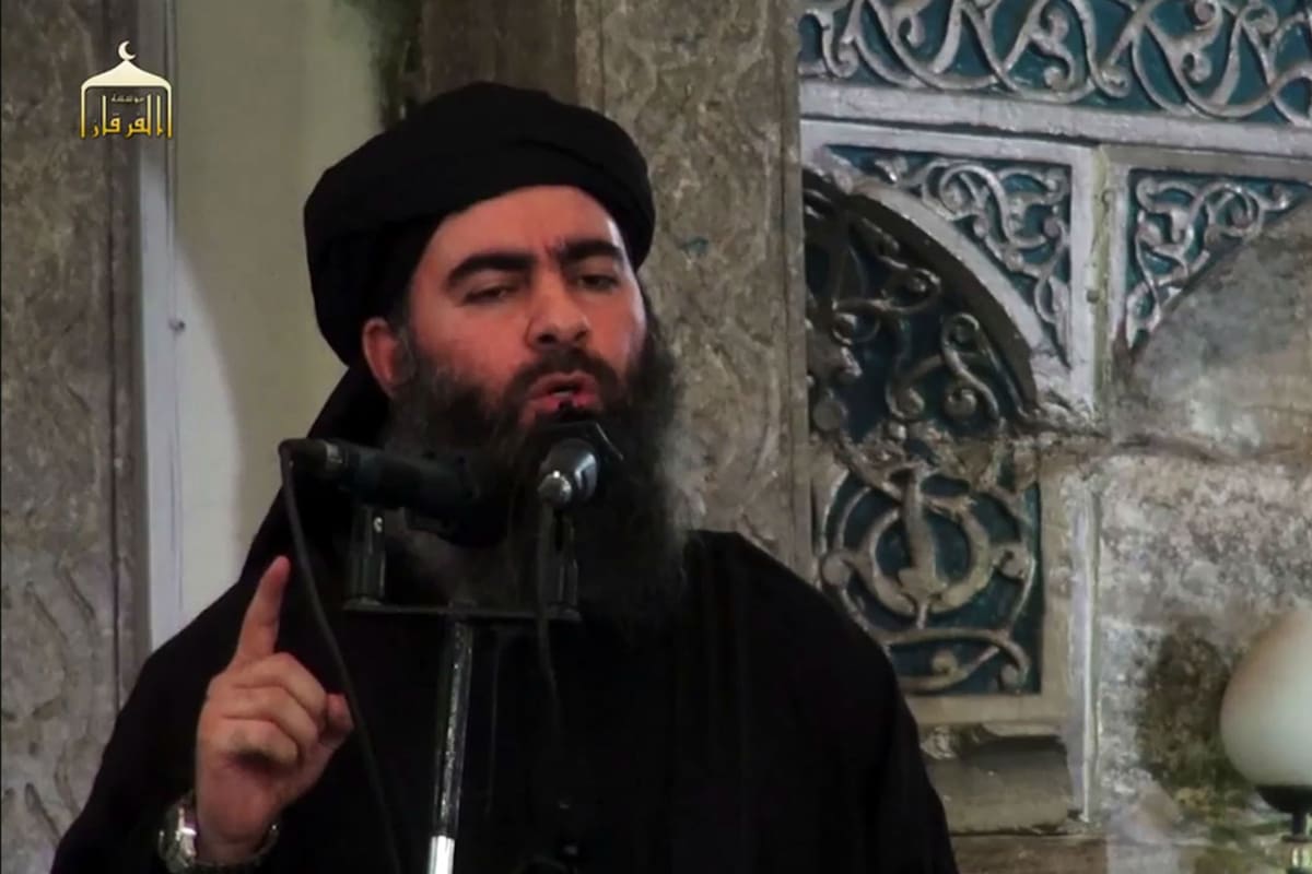 Al-Baghdadi, en Mosul, en su última aparición pública