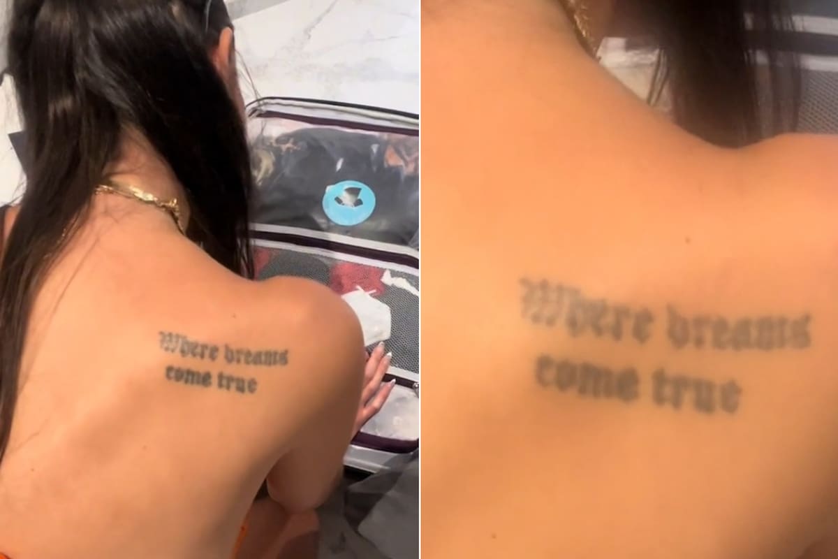 Al cambiar el sentido de una letra, la frase en inglés que había elegido se convirtió en otra completamente distinta