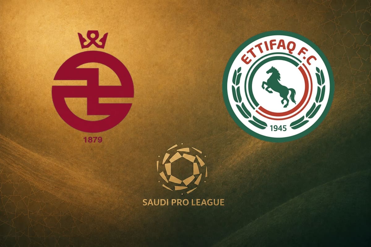 Al Ettifaq venció 3-0 a Al Kholood, por la Saudí Pro League