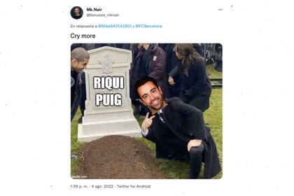 Al finalizar la temporada, Xavi Hernández informó a Riqui Puig que no contaba con él para la siguiente temporada