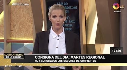 Al instante, la conductora del programa Carina Zampini, defendió a Asta de la crítica de Petersen.
