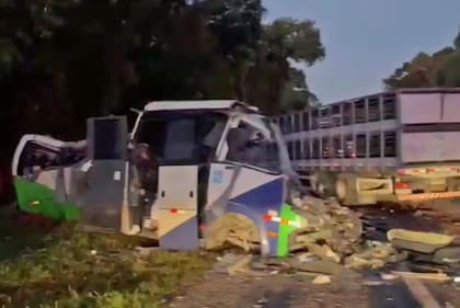Al menos 23 personas murieron en un choque frontal en Brasil