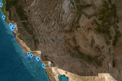 Al menos nueve ciudades de California quedarían bajo el agua por el aumento dle nivel del mar (NOAA)