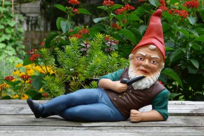 Al menos seis enanos de jardín habrían desaparecido en el último mes