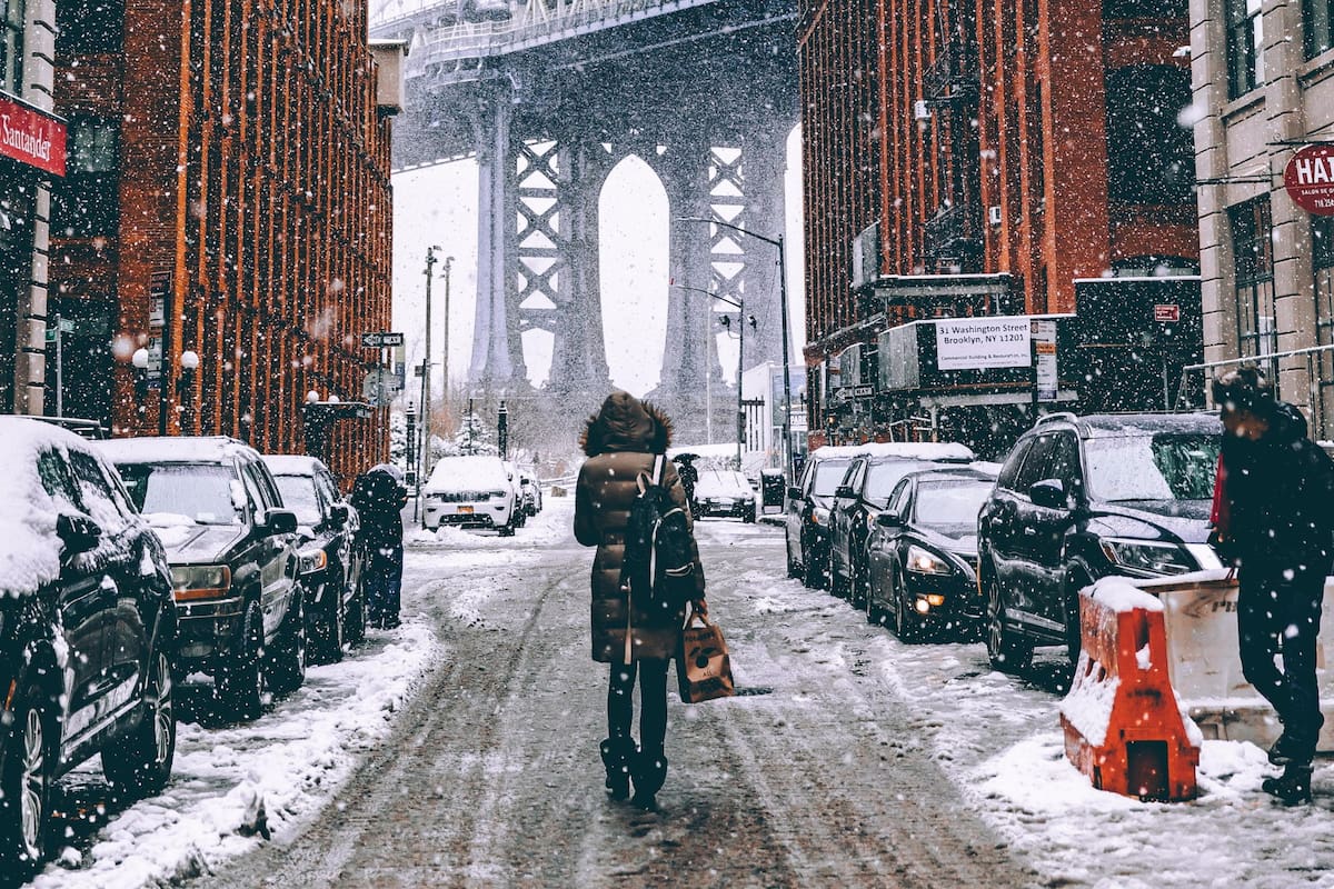 Al menos siete estados permanecen con altas probabilidades de tener nieve durante el fin de semana de Navidad
