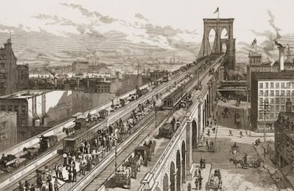Al momento de su inauguración fue el puente colgante más grande del mundo.