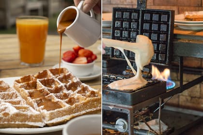 Al principio sólo se servían los waffles belgas con miel, pero de a poco, y por suerte, se fue ampliando el espectro.