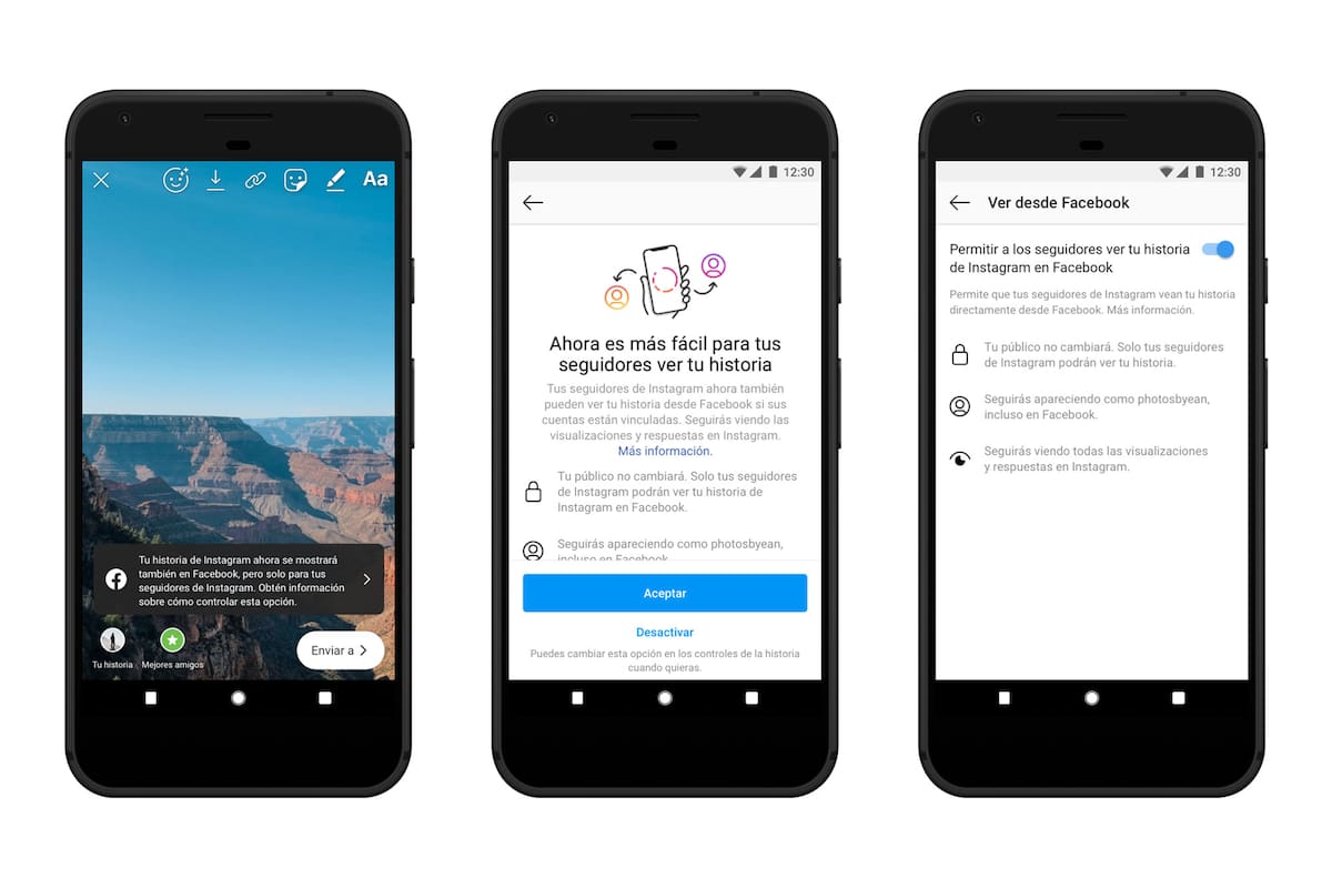 Al publicar una Storiess, los creadores de Instagram podrán mostrar sus historias en los perfiles de Facebook en aquellos seguidores que tienen su cuenta vinculada con la red social