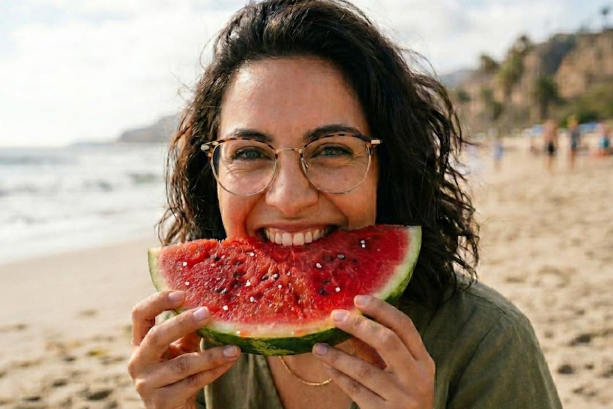 Al reducirse la percepción amarga, la dulzura inherente de la sandía pasa al primer plano