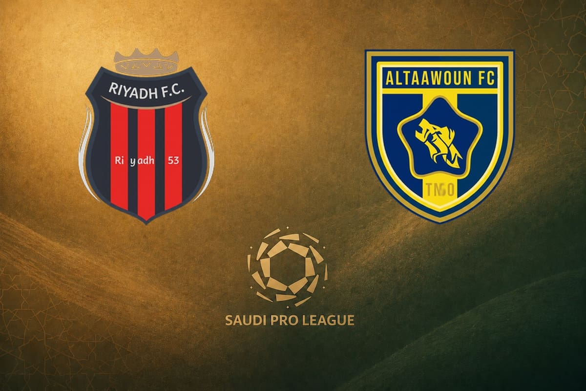 Al Riyadh venció 2-1 a Al Taawoun, por la Saudí Pro League 2026