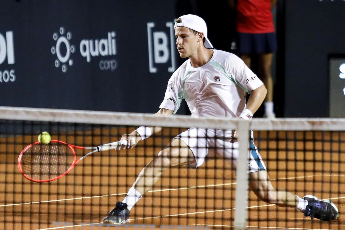 Al vencer a Francisco Cerúndolo por 7-6 (7-4) y 6-3, Diego Schwartzman consiguió un segundo triunfo en el día en el ATP 500 de Río de Janeiro, del cual es finalista.