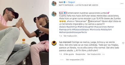 Alaïa salió de vacaciones junto a Toni Costa después de haber pasado un fin de semana con Adamari López