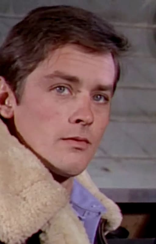 Alain Delon en Los aventureros, una de las películas más exitosas de la mejor época del actor francés