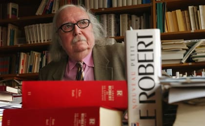 Alain Rey es el autor del conocido diccionario Petit Robert