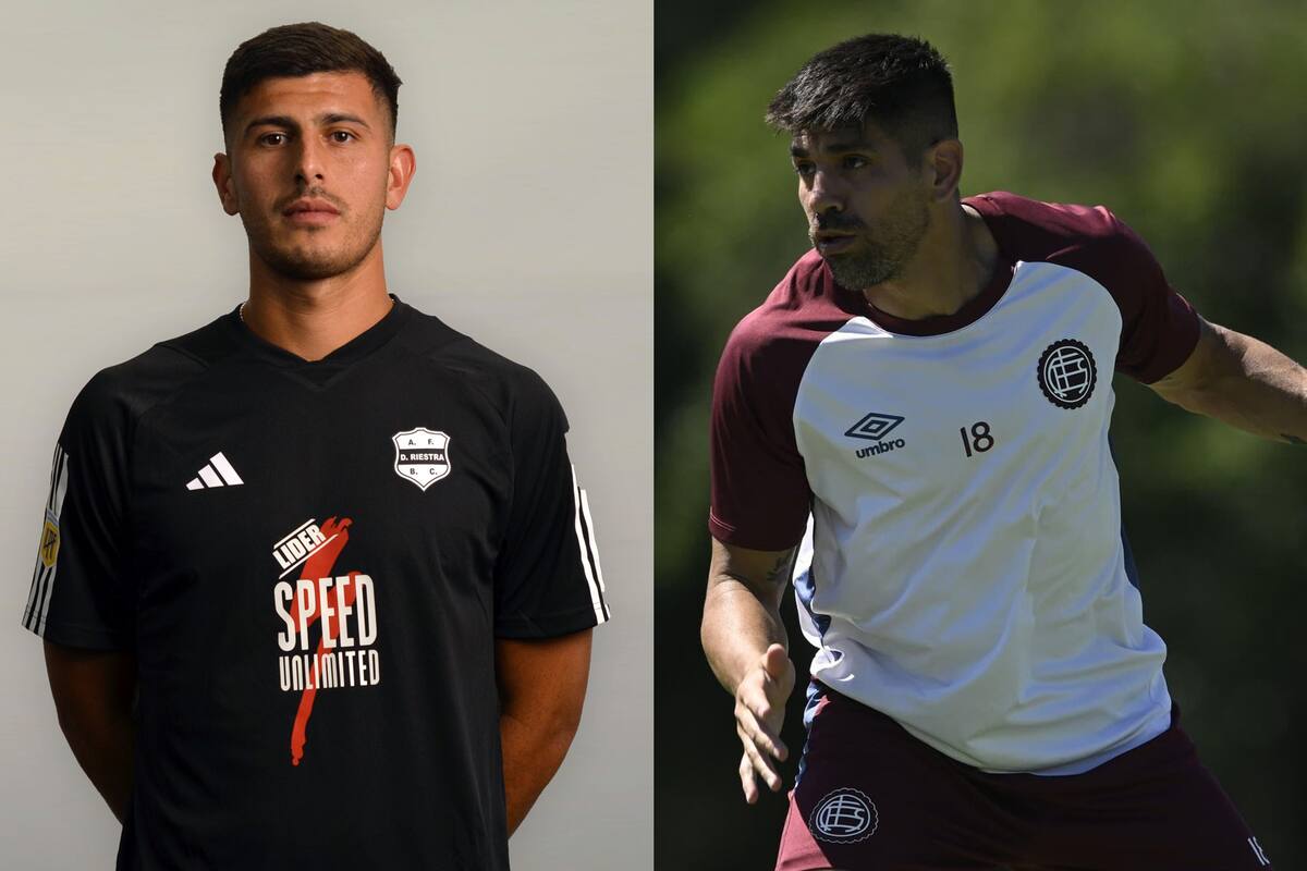 Alan Barrionuevo, que llegó a Tigre proveniente de Riestra, y Leandro Díaz, de Lanús