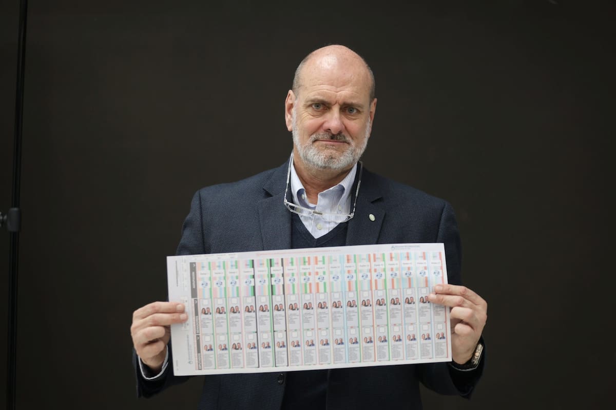 Alan Clutterbuck, presidente de la Red de Acción Política, destacó el éxito de la primera instrumentación de la Boleta Única a nivel nacional